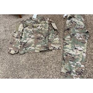 NWT USGI Army Multicam OCP Combat Coat and Trousers Large Long FR Set